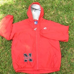 Vintage Stater Nebraska Cornhuskers jacket size M